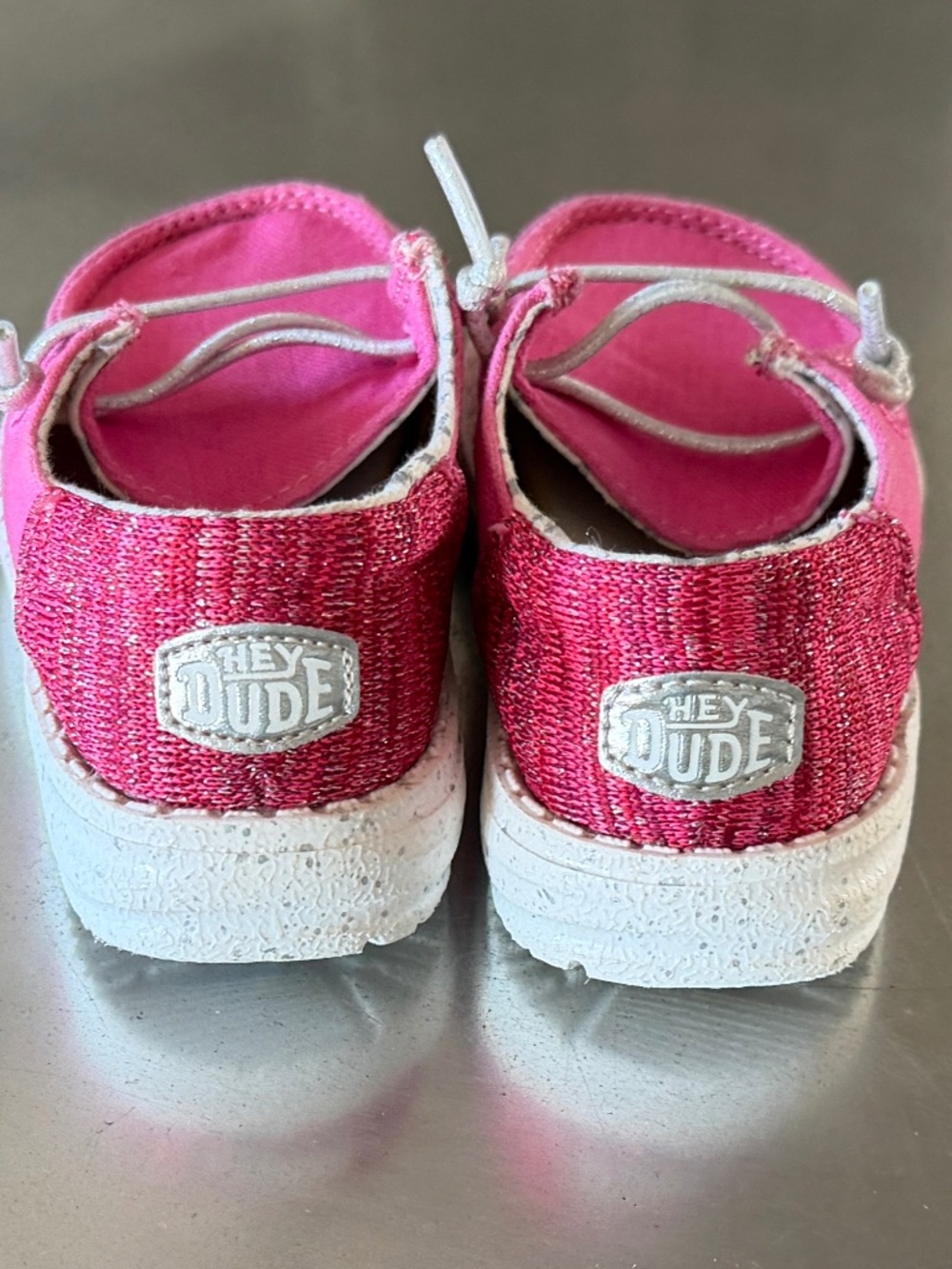 Hey Dude Wendy Funk hot pink toddler size 6 - Picture 3 of 7